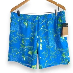 NEW The North Face Flash Dry Wander Athletic Shorts Mens 2XL Blue Polyester $50 - Picture 1 of 4