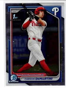 Carson DeMartini Philadelphia Phillies 2024 Bowman Chrome Draft 1st Bowman *** - Picture 1 of 2
