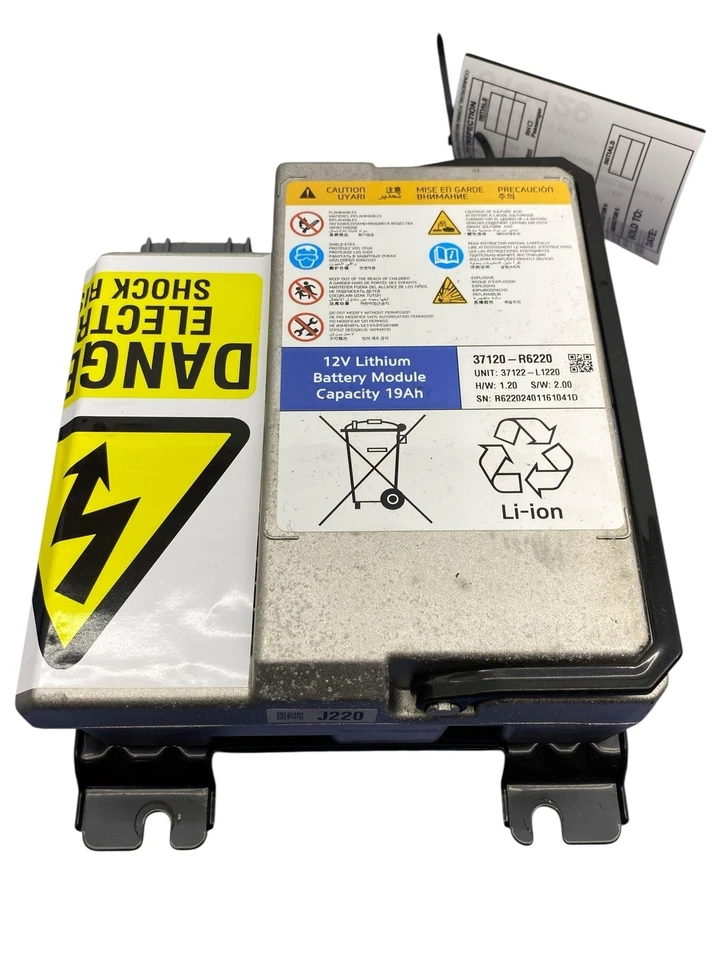 BATERÍA DE IONES DE LITIO HYUNDAI SANTA FE 2024 OEM 12V 37120P6220 *14 K MILLAS* Foto 1 de 4