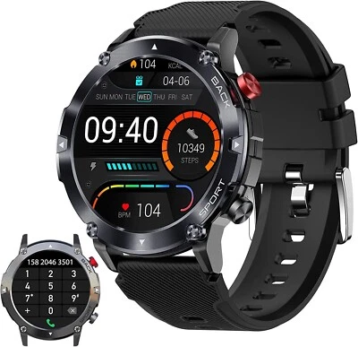 Manike C21 AMOLED Smartwatch - Herzfrequenz, EKG-Analyse, Blutdruckmessung - Bild 1 von 4