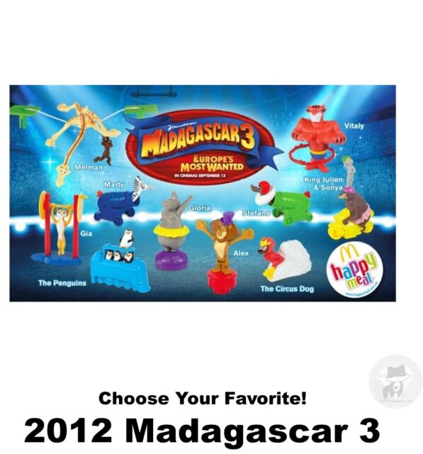 Buy McDonalds Madacar 2 Moto Moto #5 2008 Toy Online at desertcartNorway