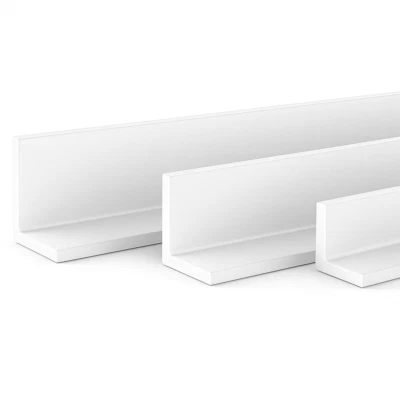 Alu Winkel Weiß RAL 9016 Aluwinkel  L Profil Schiene Winkelprofil   Eckprofil - Bild 1 von 2