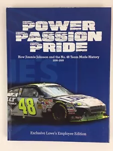 Power Passion Pride Jimmie Johnson & The #48 Lowe's Team Book 2006-2009 & DVD - Foto 1 di 12