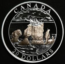 2004 Canada $20 Hopewell Rocks Fine Silver Proof #18279