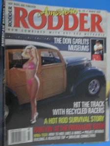 American Street Rodder Magazine March 1998 Hot Rods Recycled Racers - Picture 1 of 2