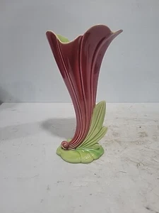 Vintage Cemar Ceramic Cornucopia Vase - Picture 1 of 7
