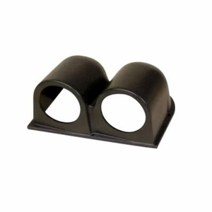 PLANCIA PORTA STRUMENTI DA CRUSCOTTO AUTO 2 POSTI 52mm PORTA MANOMETRI DOPPIO - Foto 1 di 2