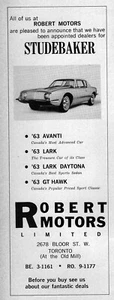 1963 Studebaker Avanti Original Rare Dealer Ad - Picture 1 of 1