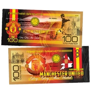 Russia, 100 Rubles, 2019, Manchester United Team, Commemorative Banknote, UnCB - Picture 1 of 1