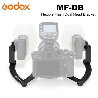 GODOX MF-DB Flexible Macro Flash Dental Bracket Dual Head Mount for MF12-DK1 NEW - Image 1 of 4
