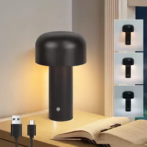 2W LED Tischlampe Pilzform 3000K/4000K/6500K 3 Farben Dimmbare Schreibtischlampe - Bild 1 von 10