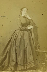 Frankreich Kaiserin Eugénie de Montijo Napoleon III altes CDV Foto 1865 - Bild 1 von 3