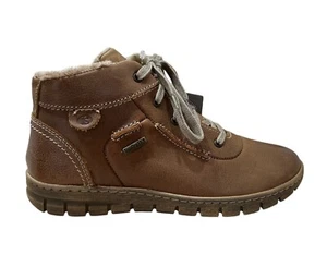 Josef Seibel Botines de Cuero Marrón con Cordones Impermeables Nuevos Talla 36/US 5-5.5 - Imagen 1 de 16
