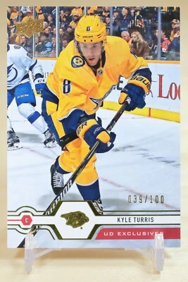 2019-20 Upper Deck UD Exclusives /100 #140 Kyle Turris - Nashville Predators - Image 1 of 2