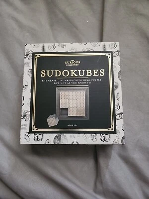 The Curious Collection Sudokubes.  Classic Number Puzzle Complete - Image 1 of 2