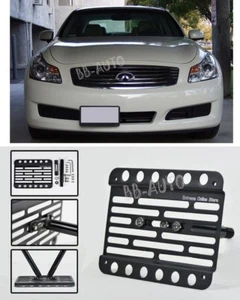 For 07-09 Infiniti G35 Sedan Sport Tow Hook Mount License Plate Bracket Holder - Bild 1 von 1