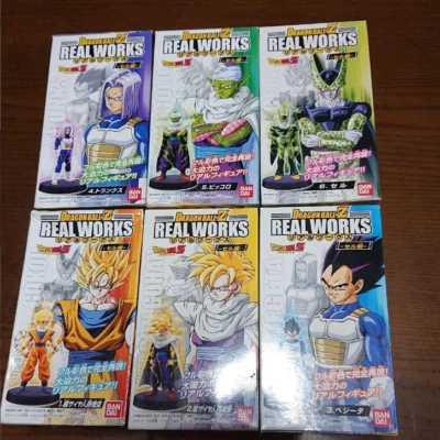 BANDAI Dragon Ball Kai OBRAS REALES Figura Juego de 6 Piezas Lanzado en 2009 Japón Usado Foto 1 de 4