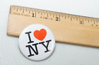 Vintage I Love NY Pinback Button 1.5" Heart