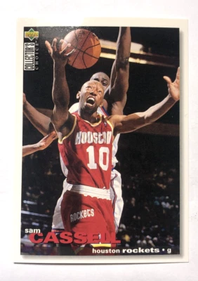 Sam Cassell #142 1995-96 Collector's Choice Basketball Houston Rockets NM - Image 1 of 2