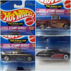 Hot Wheels - Steel Stamp Series - 2 Pack - Lot of 2 _ Flashsider Passion Zender  - Picture 1 of 3