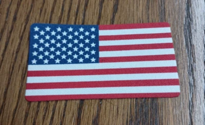 American Flag Vintage Printed Patch NOS - Image 1 of 4