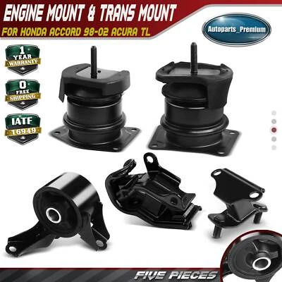 5x Montaje de motor y transmisión para Honda Accord 98-02 Acura TL 3,0 L 3,2 L Foto 1 de 4