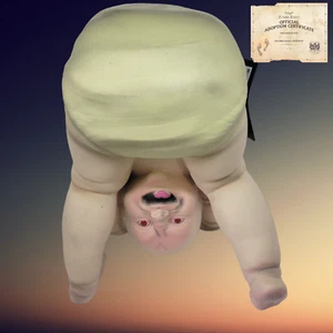 Spirit Halloween Zombie Baby Flippin Freddie Halloween Prop Spooky NWT - Picture 1 of 4