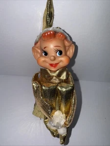 Vintage Gold Sparkle Pixie Knieumarmung Elfe Knieumarmung Elfe PIxie 12 Zoll - Bild 1 von 6