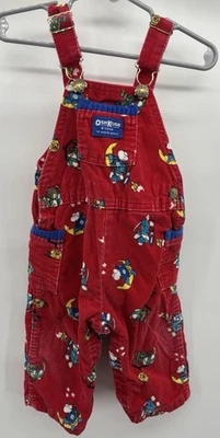 Mono de Colección Oshkosh B’gosh Infantil 18M Ratones Rojos Luna Rojo Pana Vestbak EE. UU. 80 Foto 1 de 4