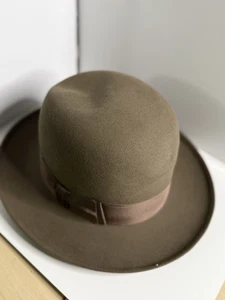 Vintage Dobbs Fifth Avenue Men’s Camel Fedora Hat - Size 7 - Picture 1 of 5
