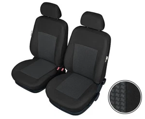 2 X CAR SEAT COVERS front seats fit Vauxhall Corsa B , C , D black - Picture 1 of 3