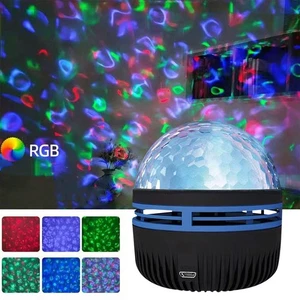 LED Sternengalaxie Ozean Welle Projektor RGB Fernbedienung Lampe Schlafzimmer Deko - Bild 1 von 10