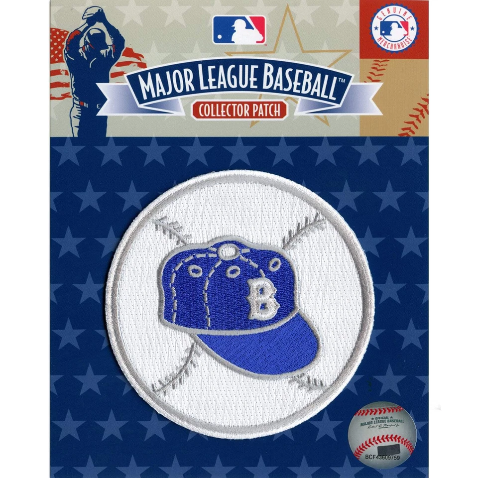 Vintage MLB Retro Brooklyn Da Bum Dodgers Collectible Iron Sew on Baseball Patch