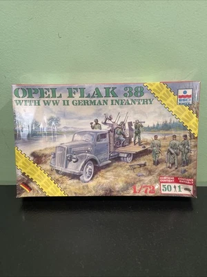 Opel FLAK 38 Con Kit Modelo Infantería Alemana Segunda Guerra Mundial Escala 1/72 ESCI 8612 Foto 1 de 4