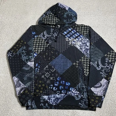 Sudadera Teddy Fresh Para Hombre XS Sudadera con Capucha Patchwork Abuelo Núcleo Bordado Foto 1 de 4