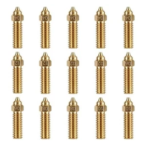1X(15-Teiliges Messing-Düsen-Set, K1-Düsen-Set für 3D-Drucker, Düsen-Set, D6498 - Afbeelding 1 van 6