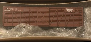 Accurail HO Scale 40’ Wood Stock Car ~ Canadian Pacific (CP) 227508 .. Assembled - Picture 1 of 2