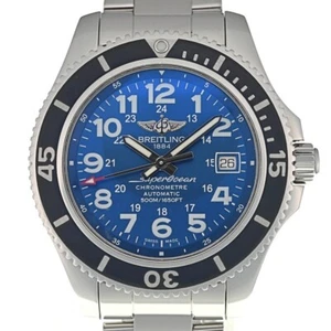 with paper BREITLING Super Ocean II A17365 Date Automatic Men's Watch N#137807 - Picture 1 of 9