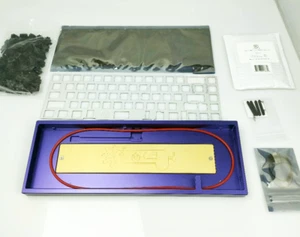 65% Custom Mechanical Gaming Keyboard Kit Purple w/68x Cherry Switches PCB Stabs - Picture 1 of 14