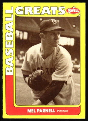1991 Swell Baseball Greats Mel Parnell #118 Boston Red Sox - Image 1 of 2