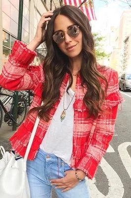 Zara Kurz Ausgefranst Jacke Mit Rüschen Größe S M Neu Ref 2235 625 - Bild 1 von 4