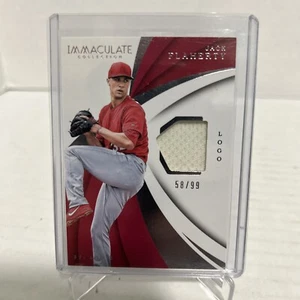 2018 Panini Immaculate Collection Baseball Jack Flaherty Patch /99 - Picture 1 of 2
