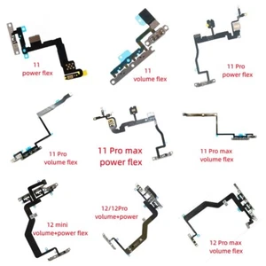 OEM Power Volume Switch Button Flash Flex Cable For iPhone 11 12 13 Pro Max X XR - Zdjęcie 1 z 41