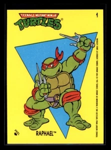 Raphael 1989 Topps Teenage Mutant Turtles TMNT Sticker 1 C4 - Bild 1 von 2