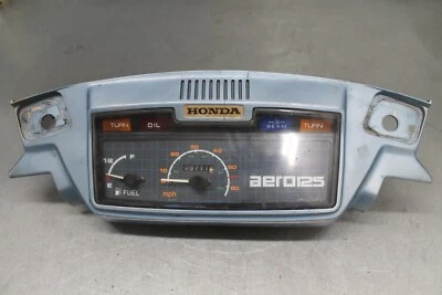Nice 1984 Honda Aero 125 NHI25 Gauge Pod w/ Gauge Cluster - Image 1 of 4