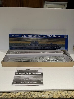 Trumpeter US Aircraft Carrier CV-8 Hornet Model Kit Scale 1/350 Item 05601 - Image 1 of 4