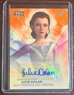 2020 Topps Women of Star Wars Julie Dolan Princess Leia Organa Autograph /99