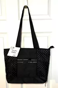 Hübsche Baby Wickeltasche & Wickelunterlage Neu Schwarz - Bild 1 von 5