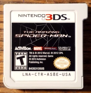 The Amazing Spider-Man (Nintendo DS, 2012) auténtico probado - Imagen 1 de 1