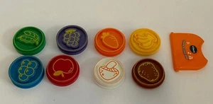 VTech Chomp and Count Dino Complete 8 Replacement Food Coins & Door - Picture 1 of 5
